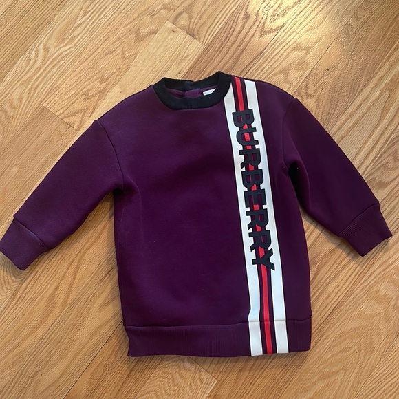 Burberry sweater toddler dress